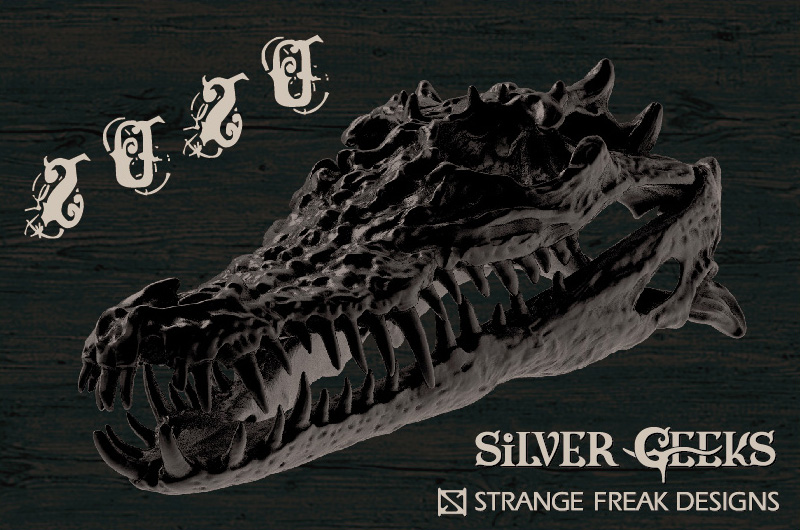 ウォルゲナペンダント STRANGE FREAK DESIGNS ワニ アリゲーター