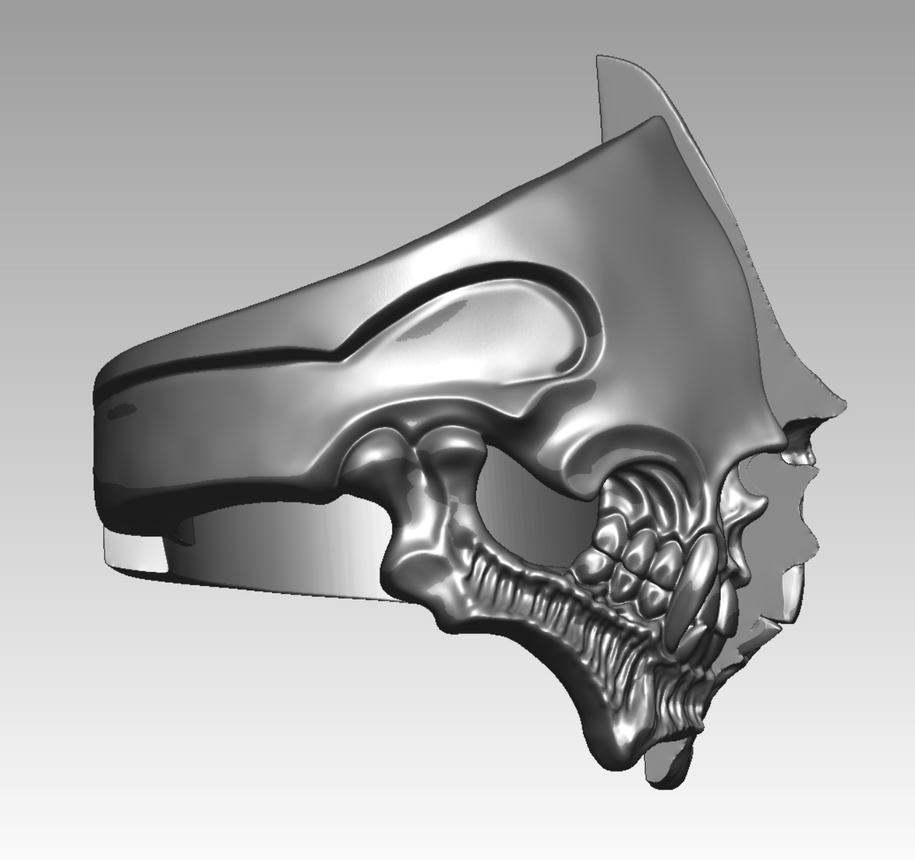 Legiomade X ストレンジフリークス コラボカスタムスカルリング スカル ブレンド カスタム | STRANGE FREAK DESIGNS